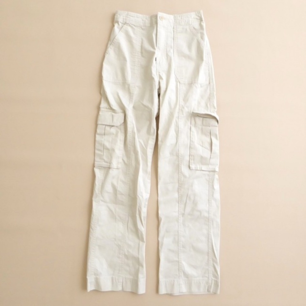 Womens Beige Cargo Pants